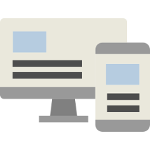 computer and phone responsive web design