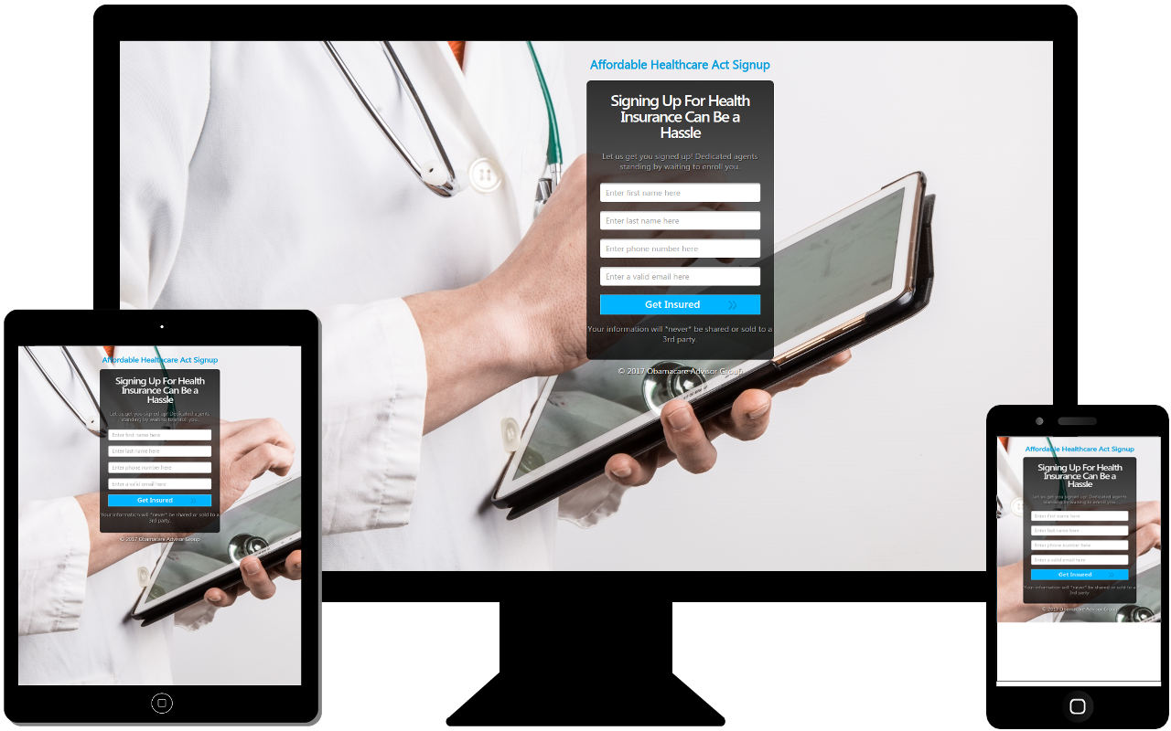 Affordable Healthcare Act Signup